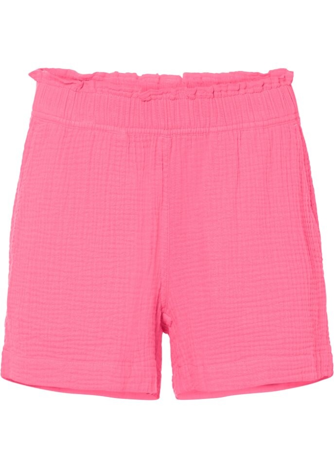 

Шорты из хлопкового муслина Bpc Bonprix Collection, розовый