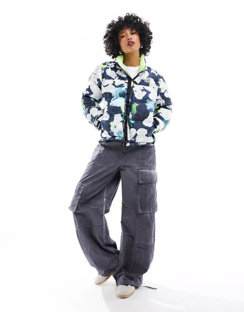 

Пуховик с цветочным принтом The North Face 1996 Retro Nuptse