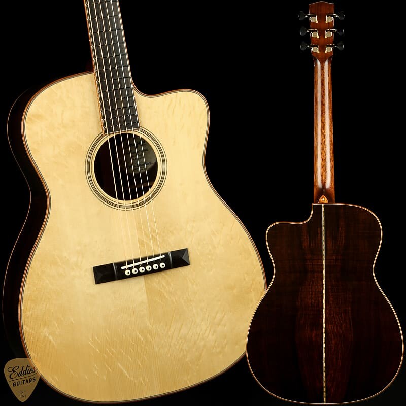 

Акустическая гитара Bourgeois JOM/C Soloist - Bearclaw Italian Spruce & Brazilian Rosewood