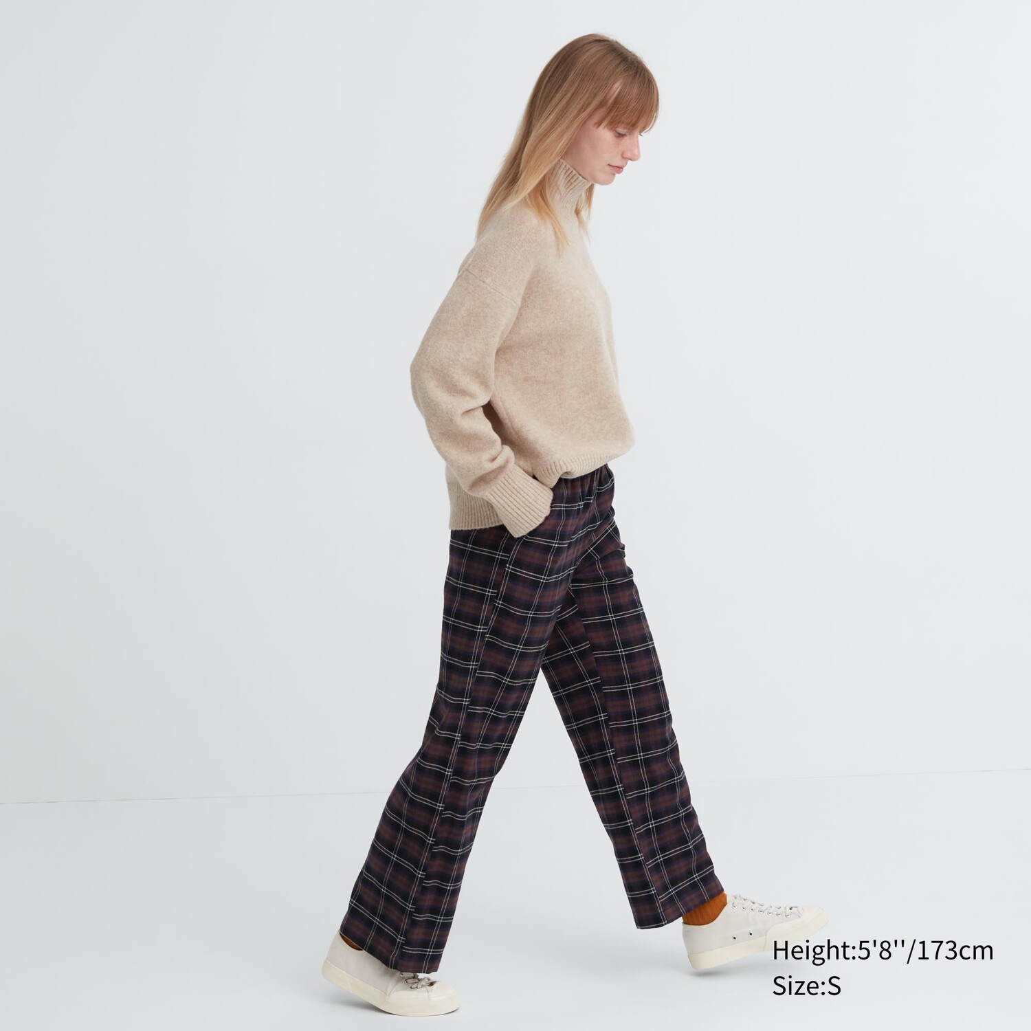 

Брюки UNIQLO фланелевые, темно-коричневый