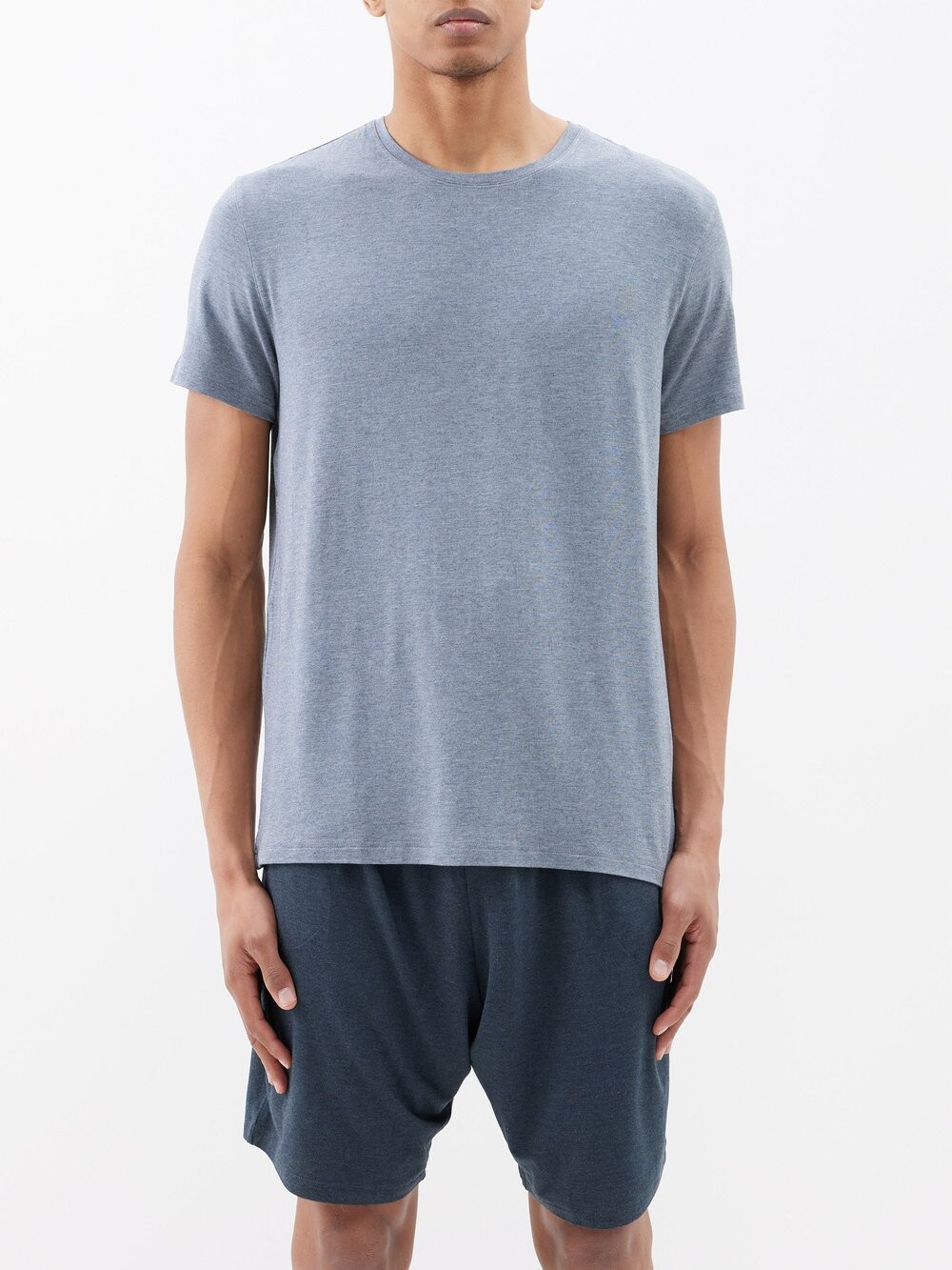 

Пижамная футболка marlowe из модала Derek Rose, серый