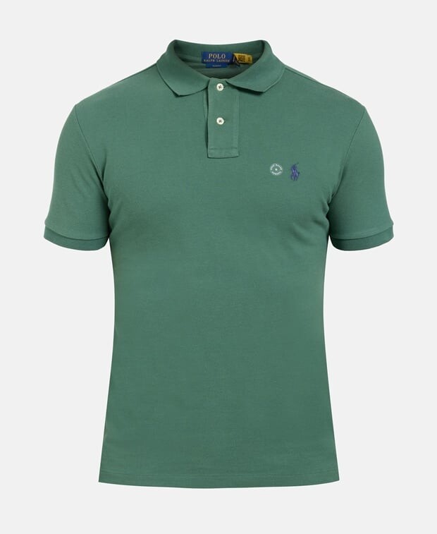 

Рубашка-поло из пике Polo Ralph Lauren, темно-зеленый