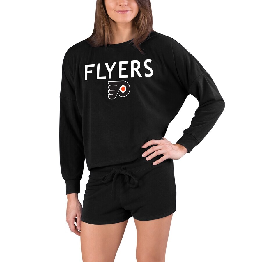 

Пижамный комплект Concepts Sport Philadelphia Flyers, черный