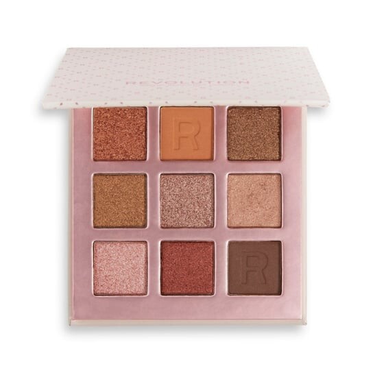 

Мини-палитра теней Dream Glow 9 Makeup Revolution, Soft Glamour, золотой