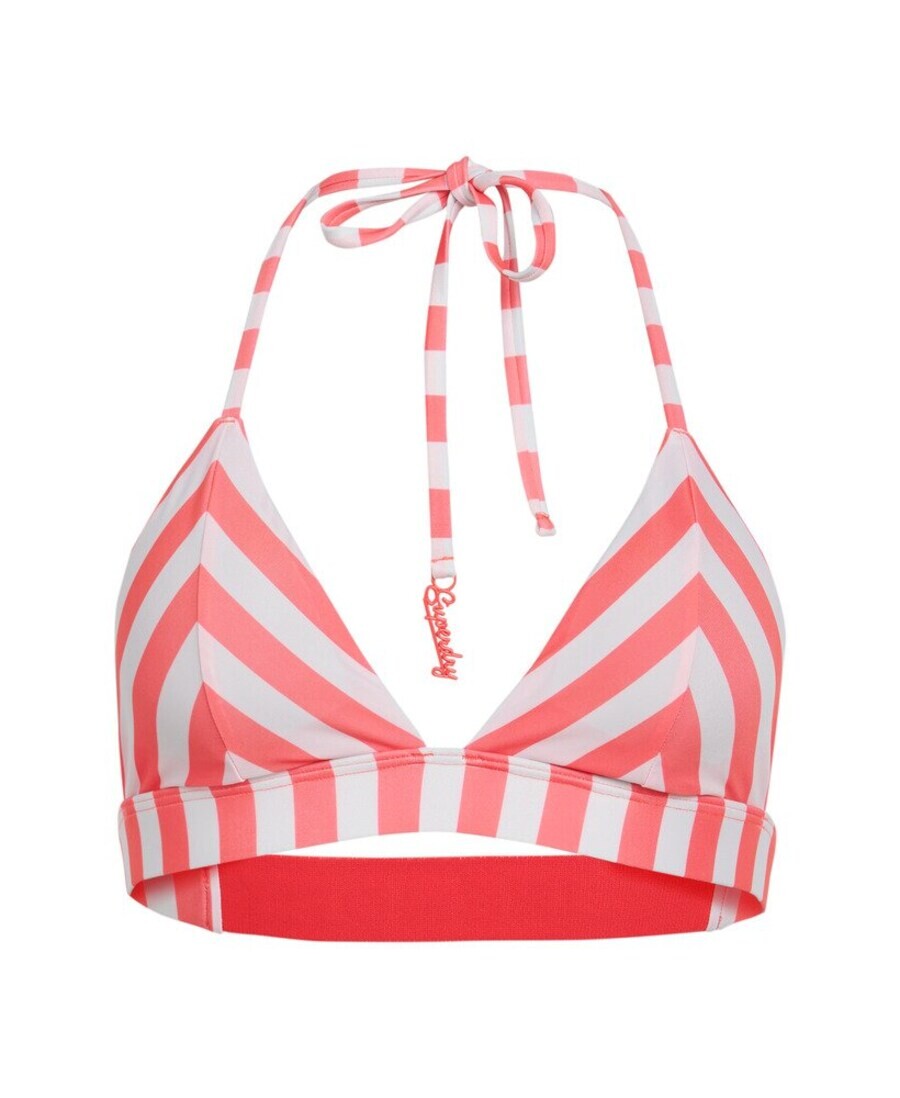 

Топ бикини Superdry Triangle Bikini Top, розовый