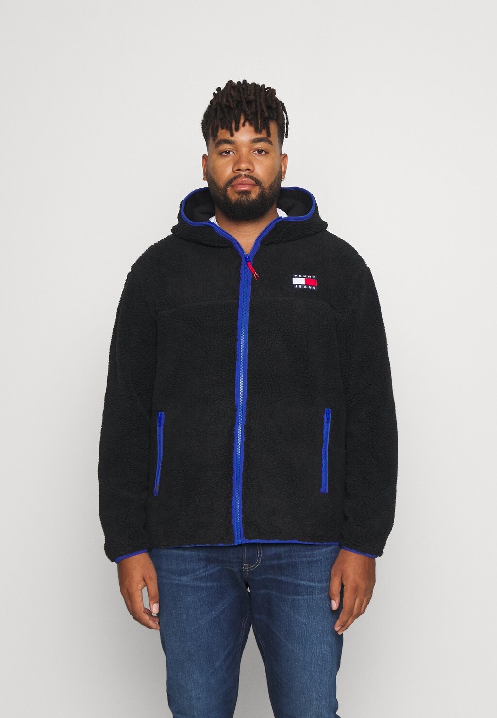 

Флисовая куртка ZIP THRU HOODIE Tommy Hilfiger, черный