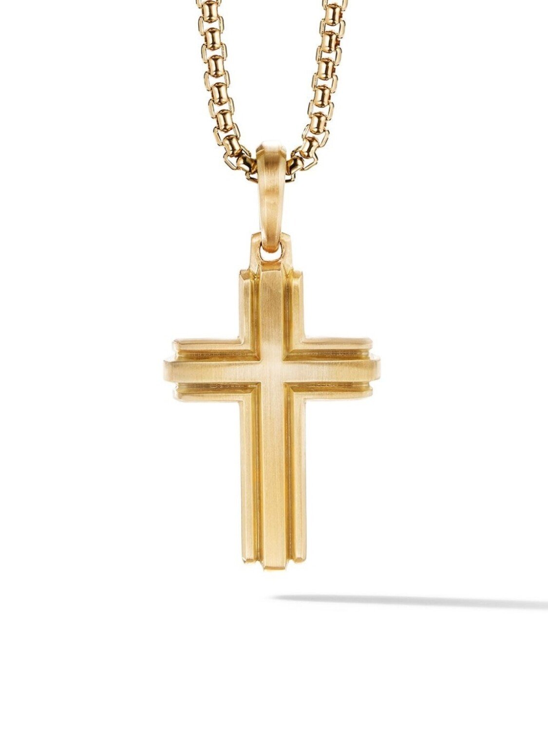 

Подвеска Deco Cross из желтого золота David Yurman, золотой