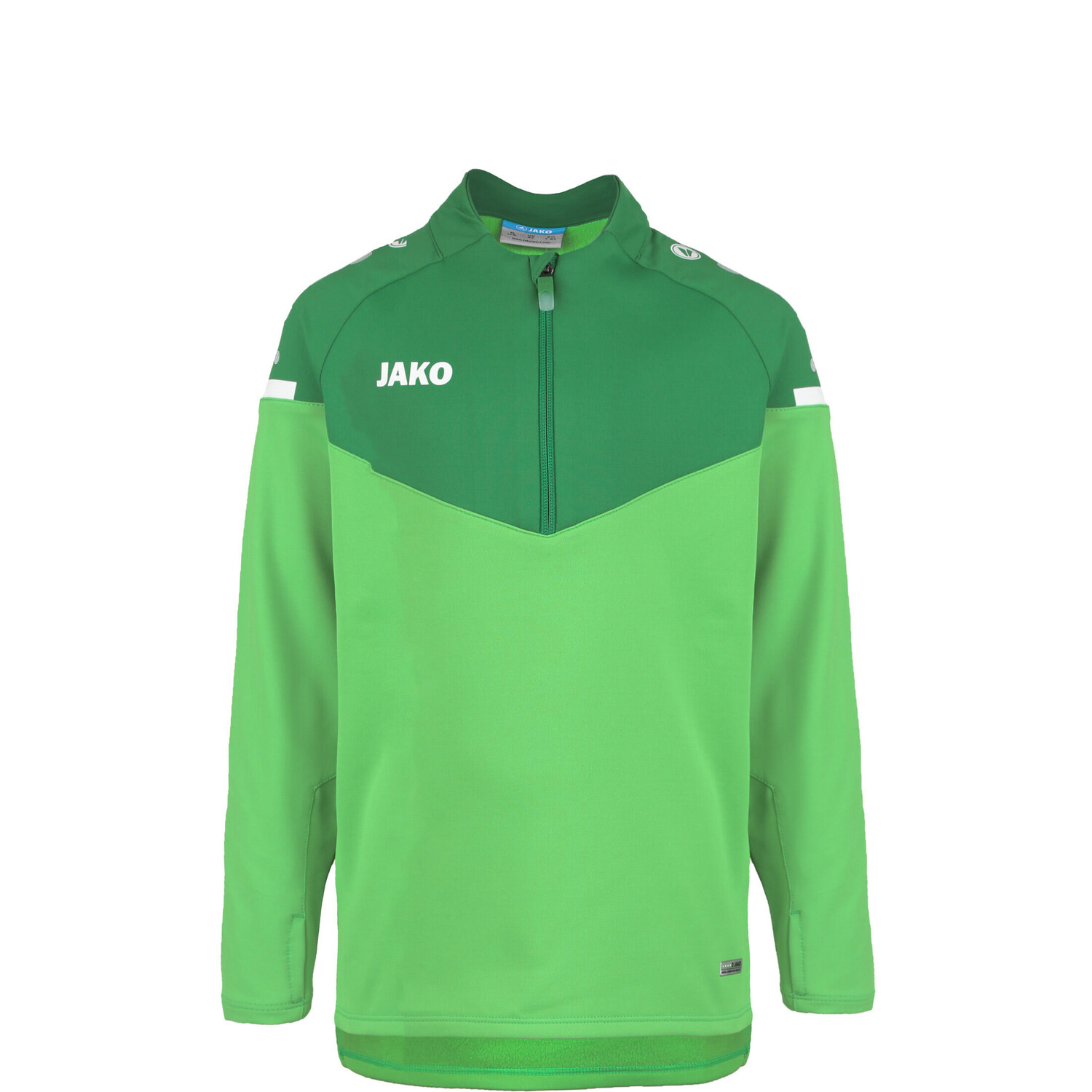 

Толстовка Jako Champ 2.0 Ziptop, цвет grün/dunkelgrün