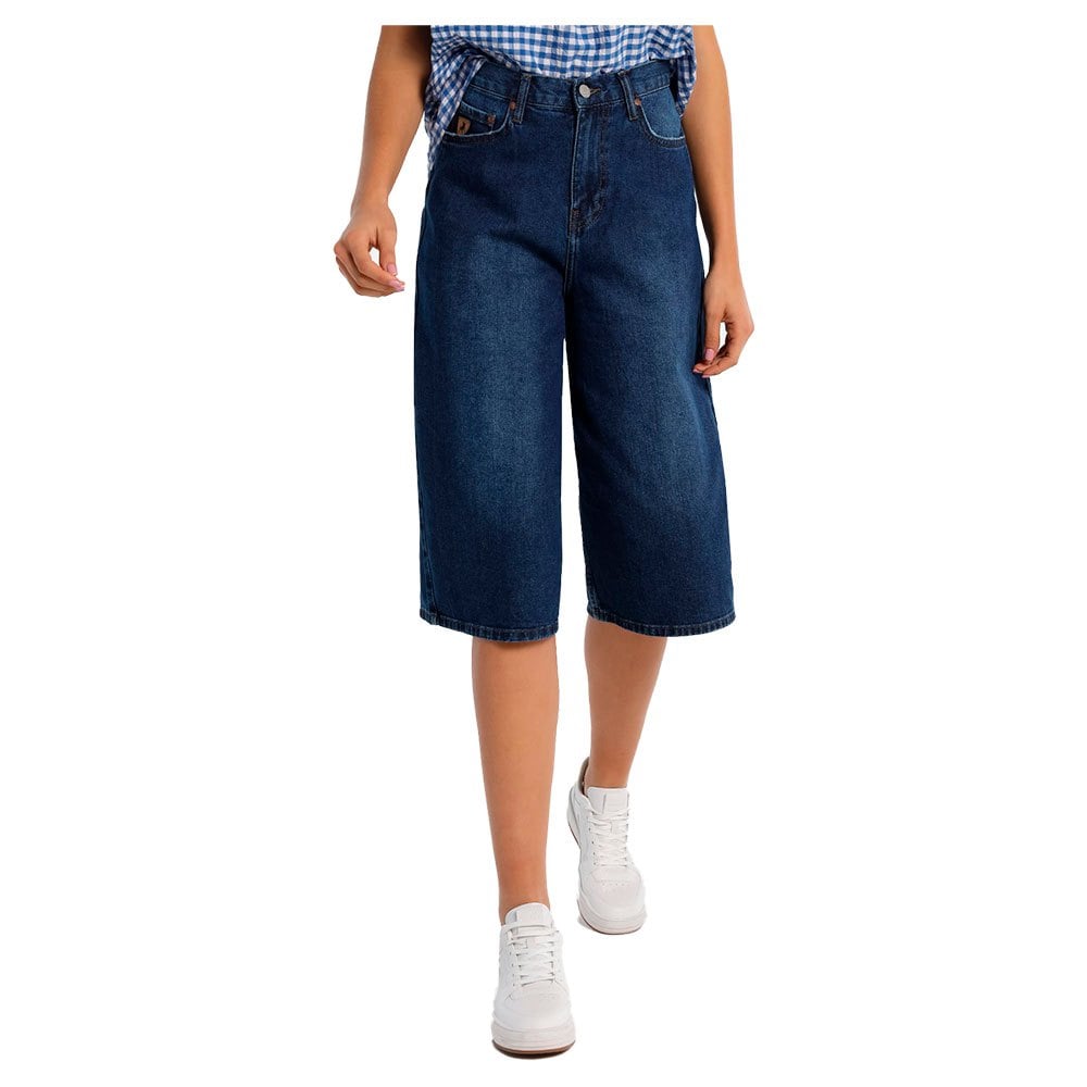 

Джинсовые шорты Lois Jeans Wide Knee Crop, синий