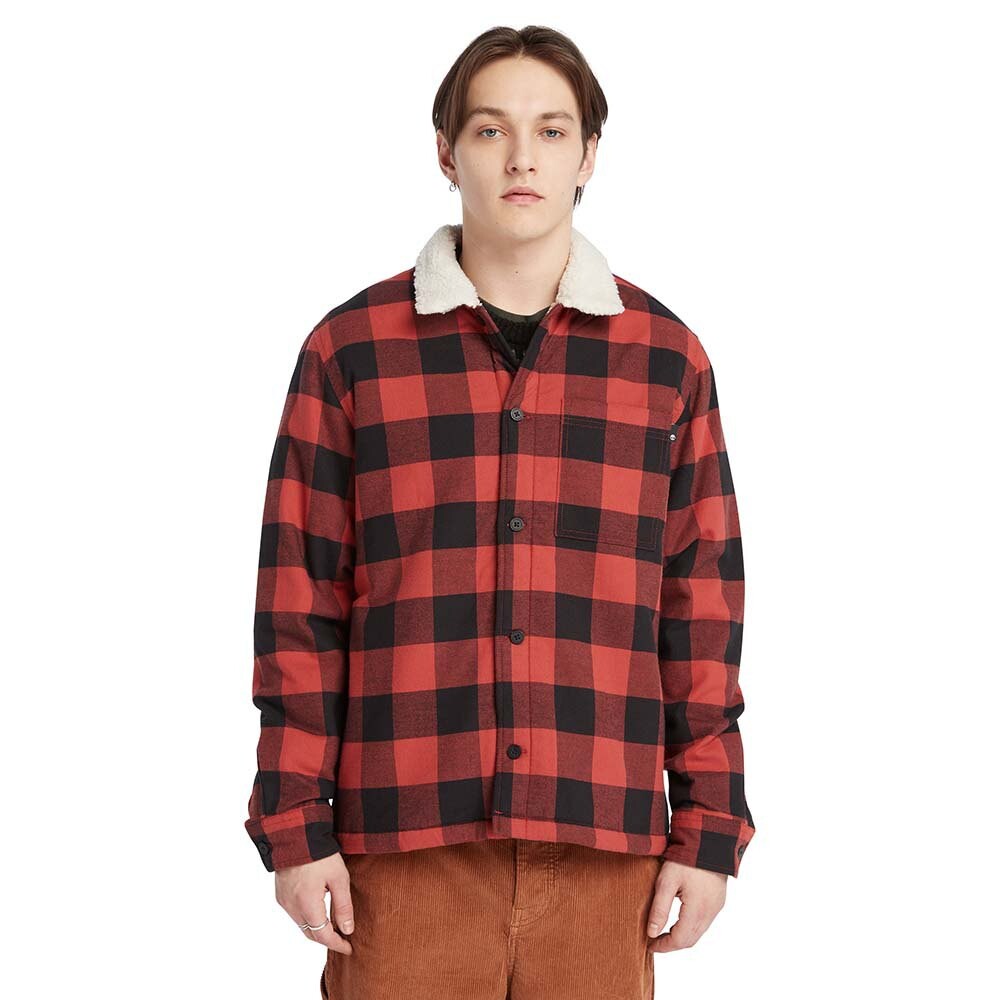 

Рубашка Timberland Buffalo Plaid Sherpa Lined, красный