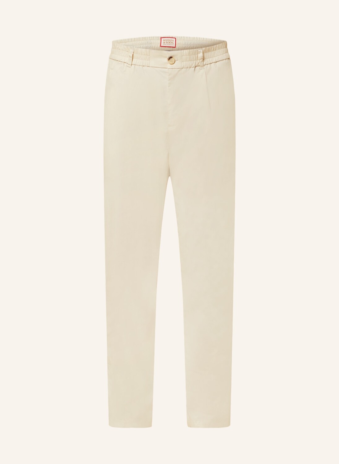

Брюки чино SCOTCH & SODA THE MORTON Relaxed Slim Fit, кремовый, Бежевый