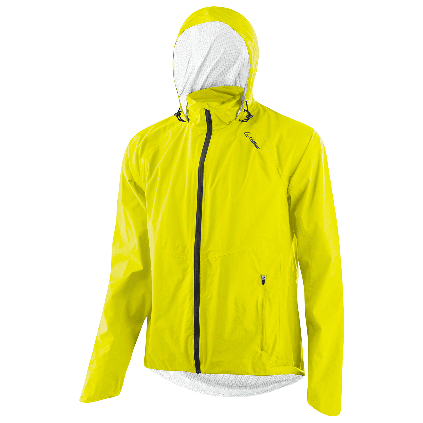 Велосипедная куртка Löffler Jacket with Hood Comfort Fit WPM Pocket, цвет Lemon