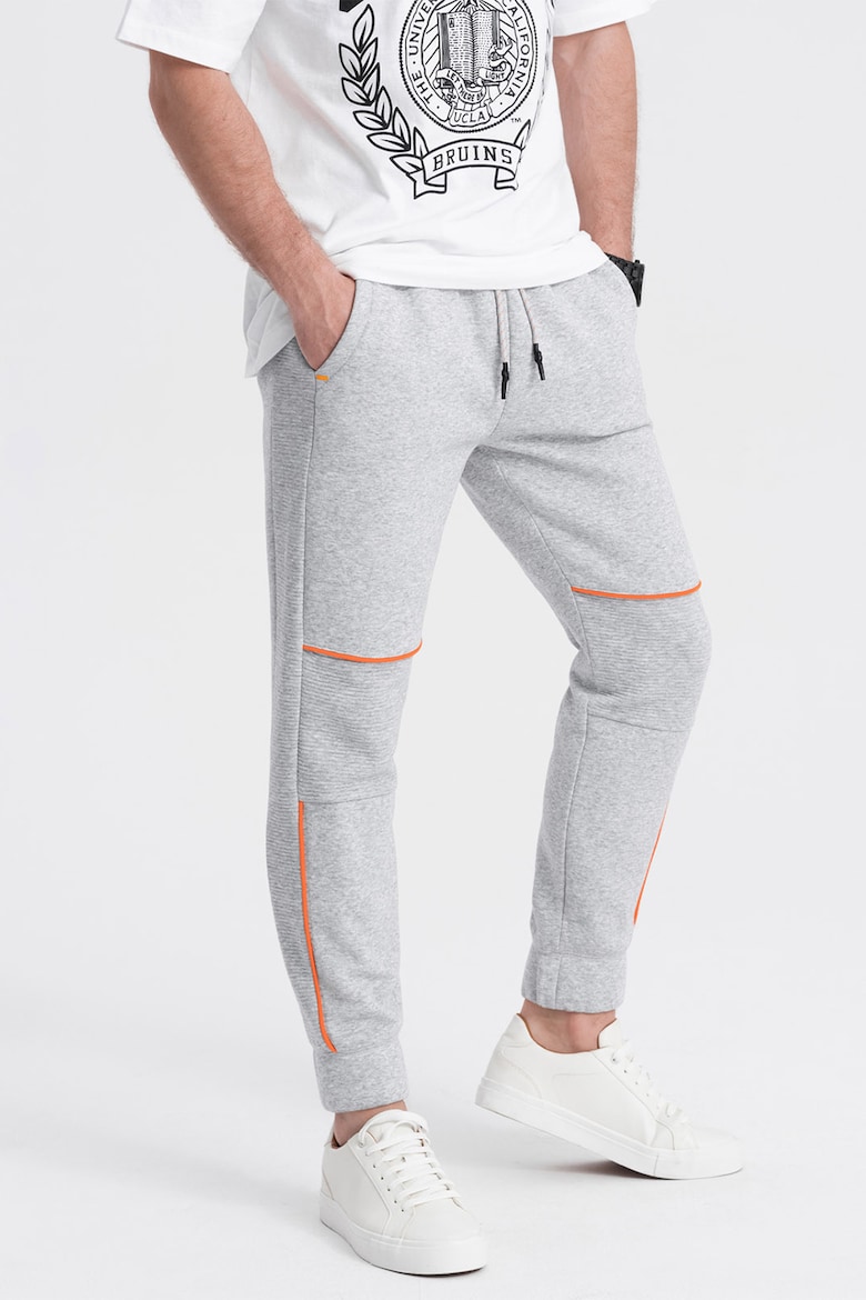 Спортивные брюки с контрастами Ombre, серый спортивные брюки ombre серый меланж
