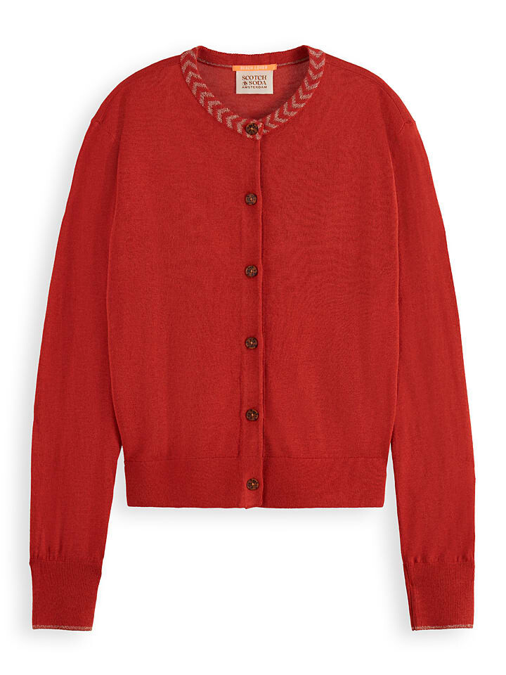 

Кардиган Scotch & Soda, красный
