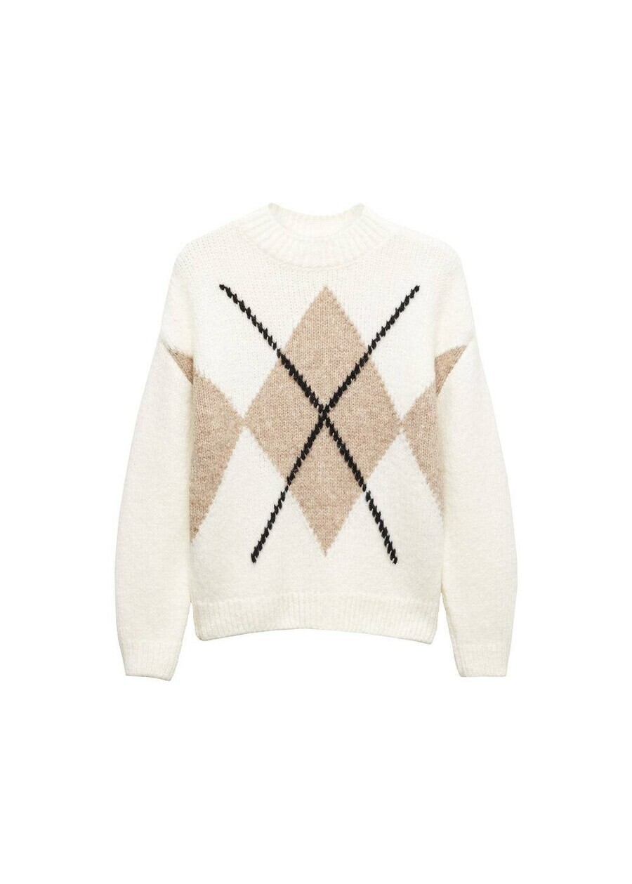 

Свитер MANGO Sweater Xivata, цвет Nude/Camel