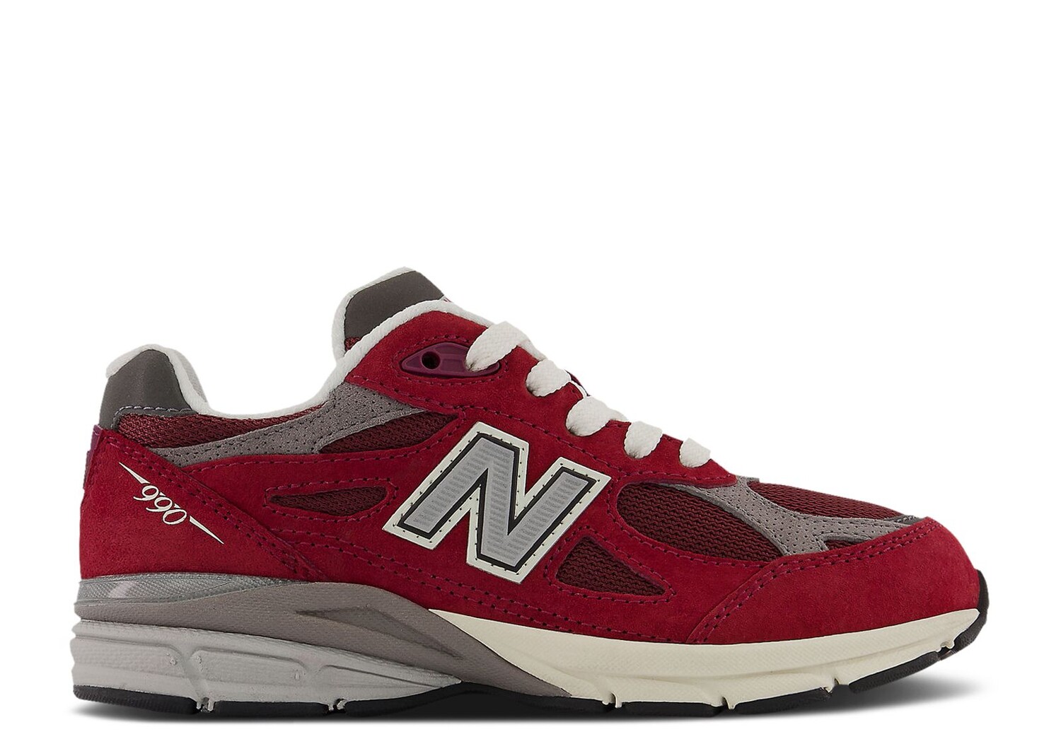 

Кроссовки New Balance Teddy Santis X 990V3 Little Kid 'Scarlet Marblehead', красный