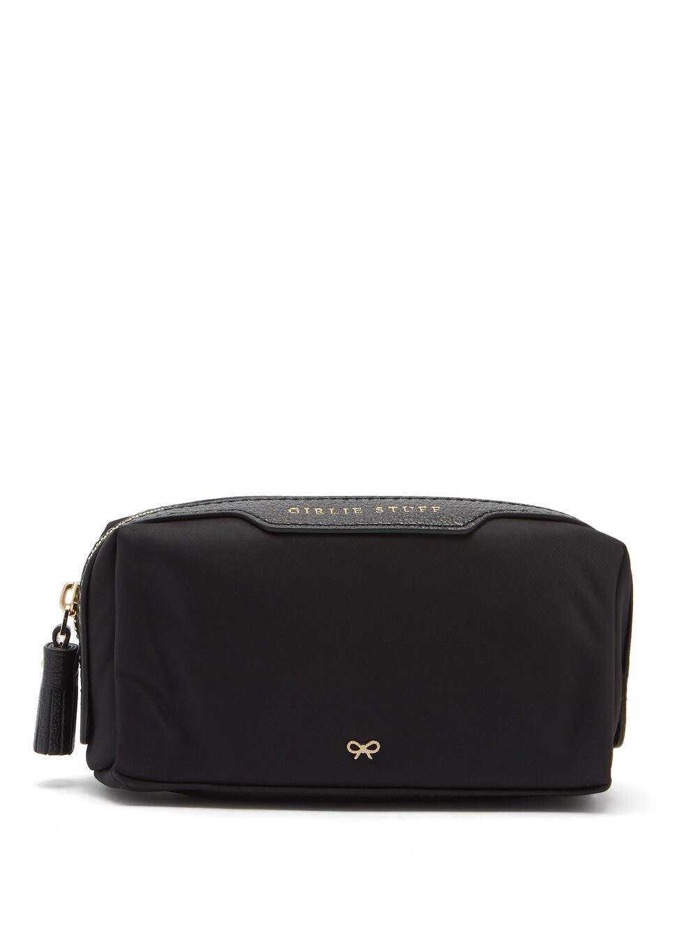 

Косметичка girlie stuff из переработанного холста Anya Hindmarch, черный