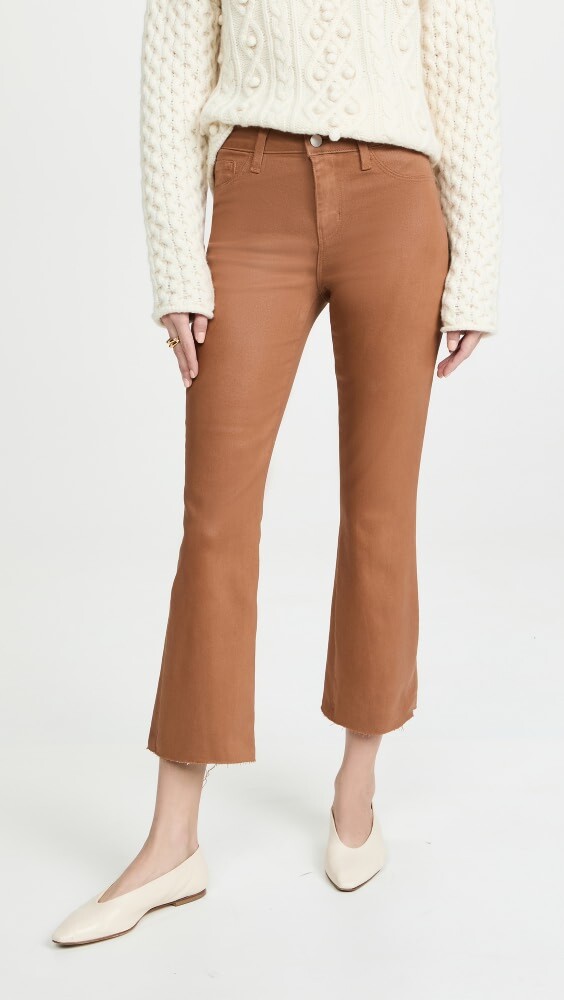 

Джинсы L'AGENCE Kendra High Rise Crop Flare