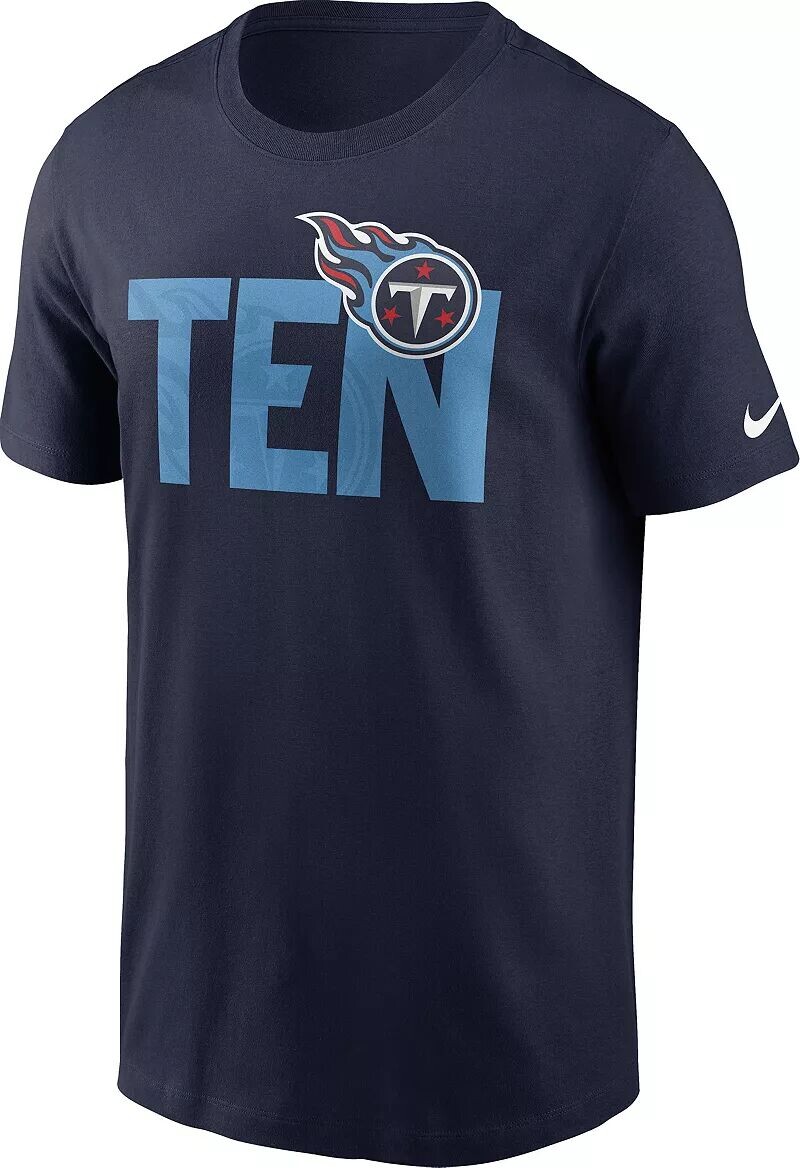 

Мужская темно-синяя футболка Nike Tennessee Titans Local