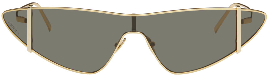 

Золотые солнцезащитные очки SL 536 Saint Laurent