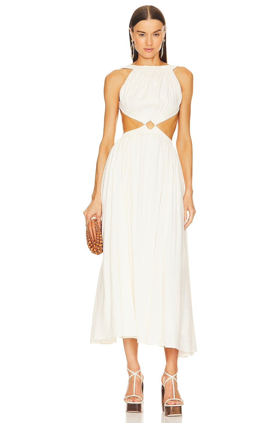 

Платье Cult Gaia Theia, цвет Off White Str Linen