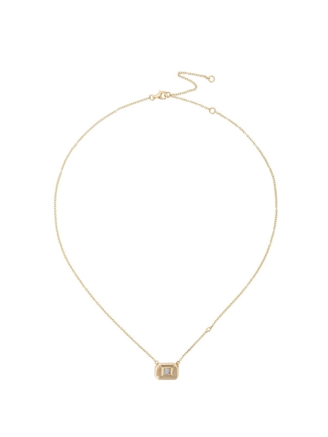 

Колье Essential Baguette из желтого золота с бриллиантами SHAY, металлик