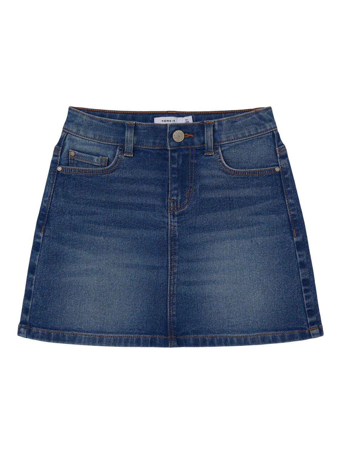 

Юбка name it Jeans, цвет medium blue denim
