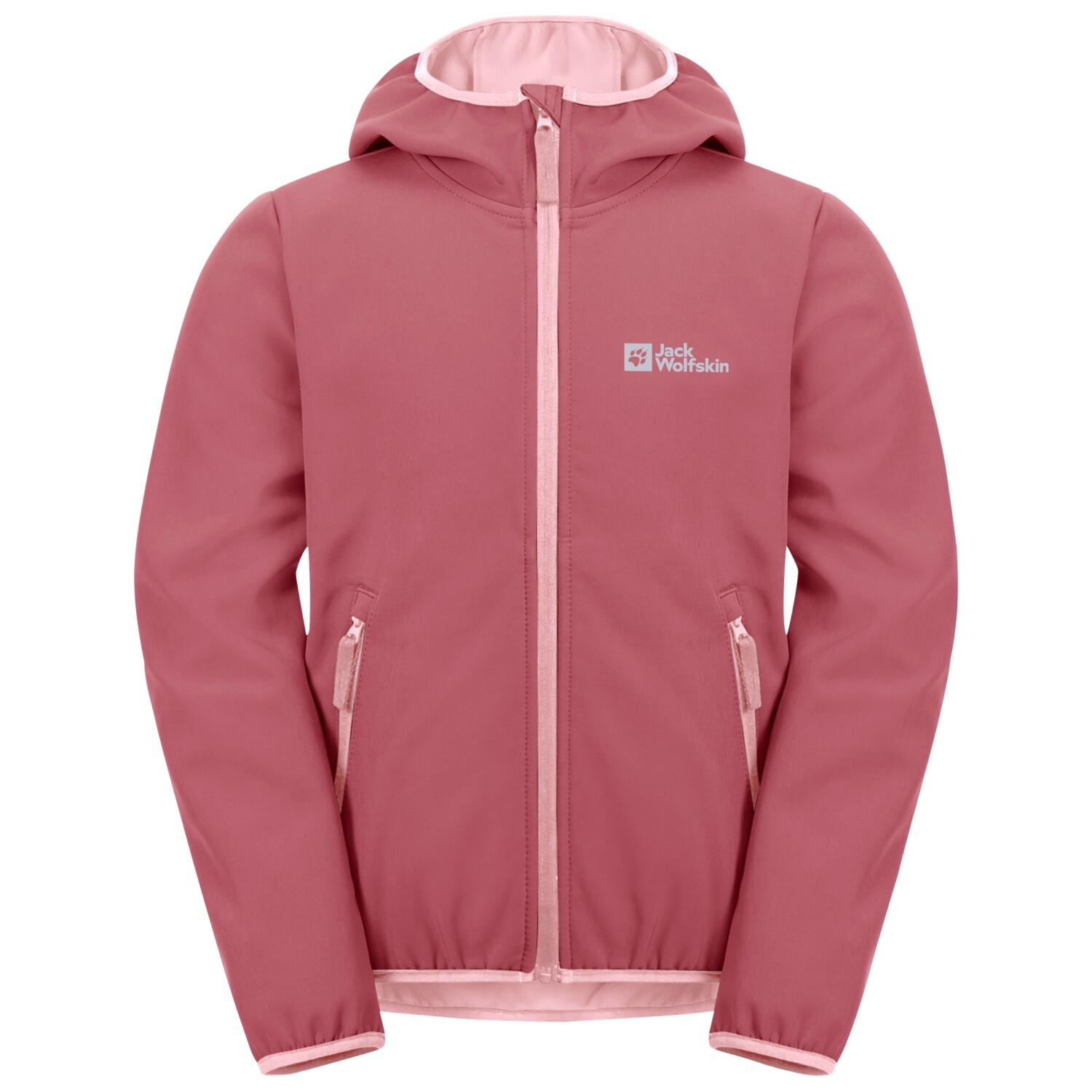 Куртка из софтшелла Jack Wolfskin Kid's Fourwinds, цвет Soft Pink