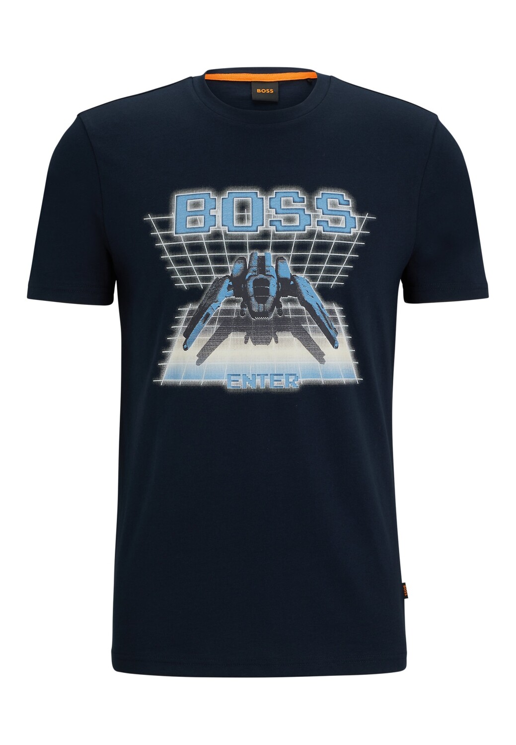 

Футболка BOSS TEENTER Regular Fit, темно-синий