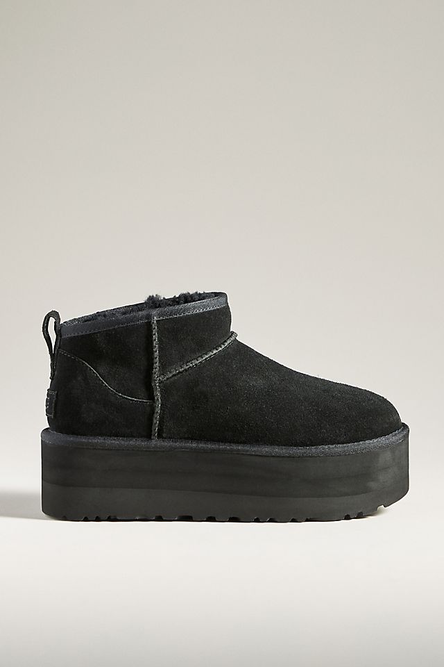 

Угги UGG Classic Ultra Mini на платформе, черный