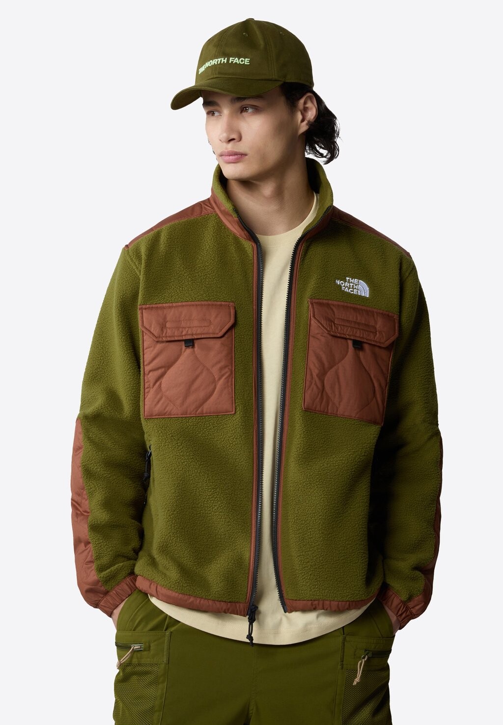 

Флисовая куртка Royal Arch F Z The North Face, цвет forest olive stone brow