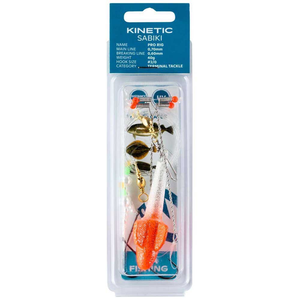 

Оснастки Kinetic Sabiki Pro 60g, прозрачный