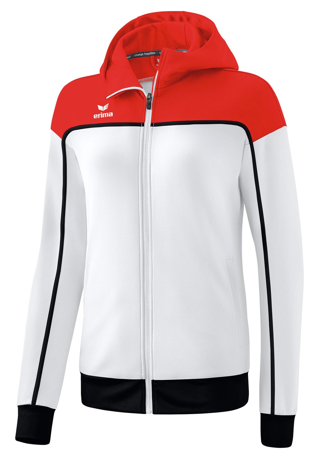 Тренировочная куртка CHANGE Erima, цвет weiss rot schwarz тренировочная куртка erima цвет schwarz violet