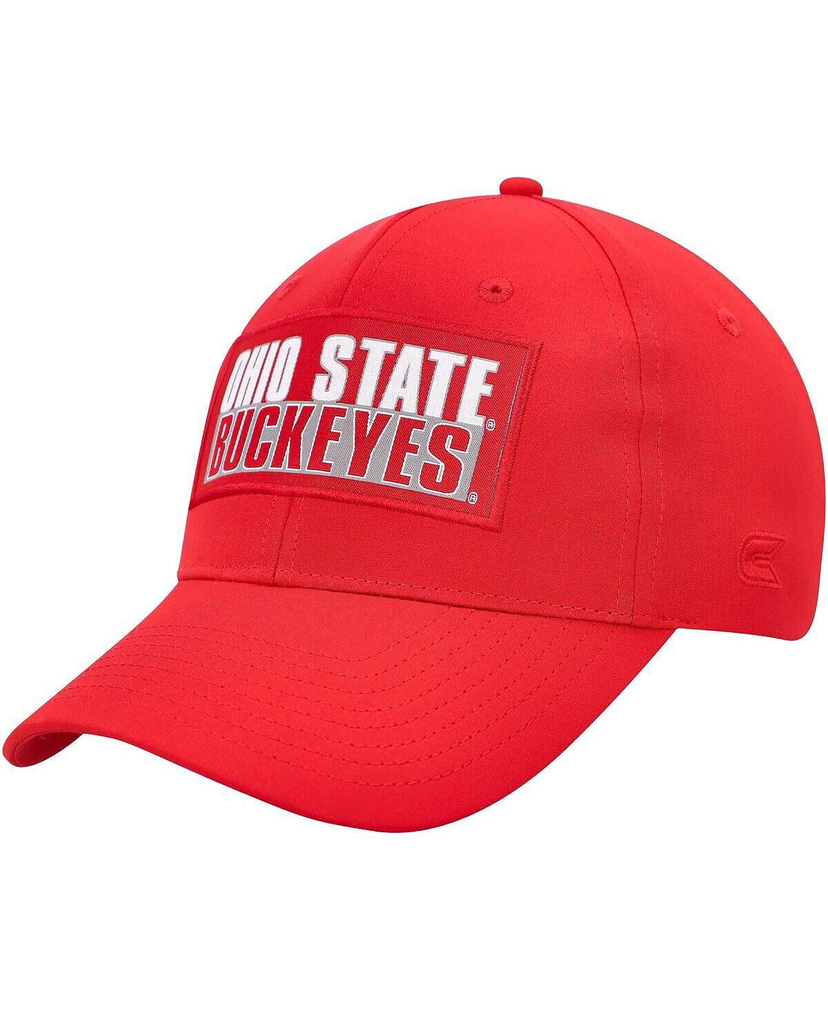 

Мужская кепка Snapback Scarlet Ohio State Buckeyes Positraction Colosseum