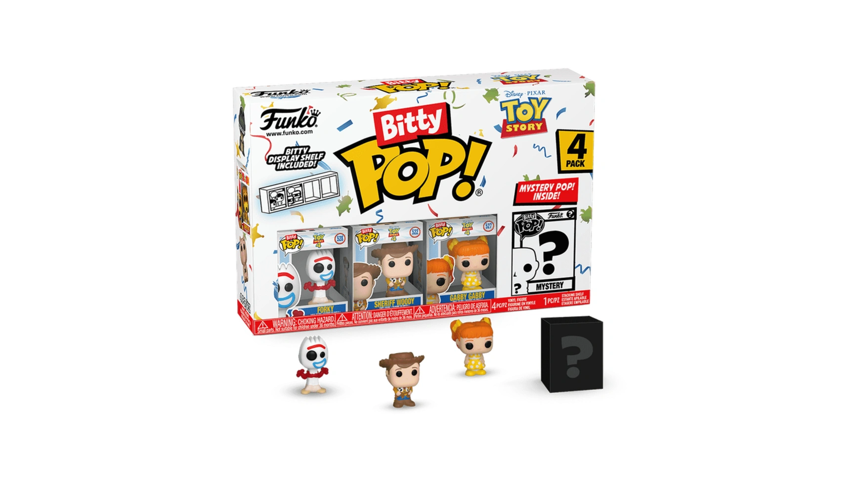 

Funko - Pop! Крошечный ПОП! История игрушек 4 шт в упаковке, 1 шт, в ассортименте