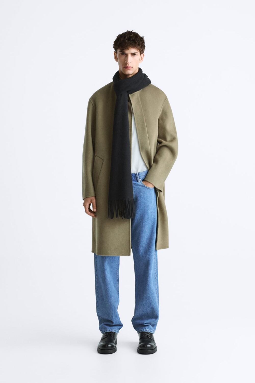 

Базовый мягкий шарф ZARA, черный