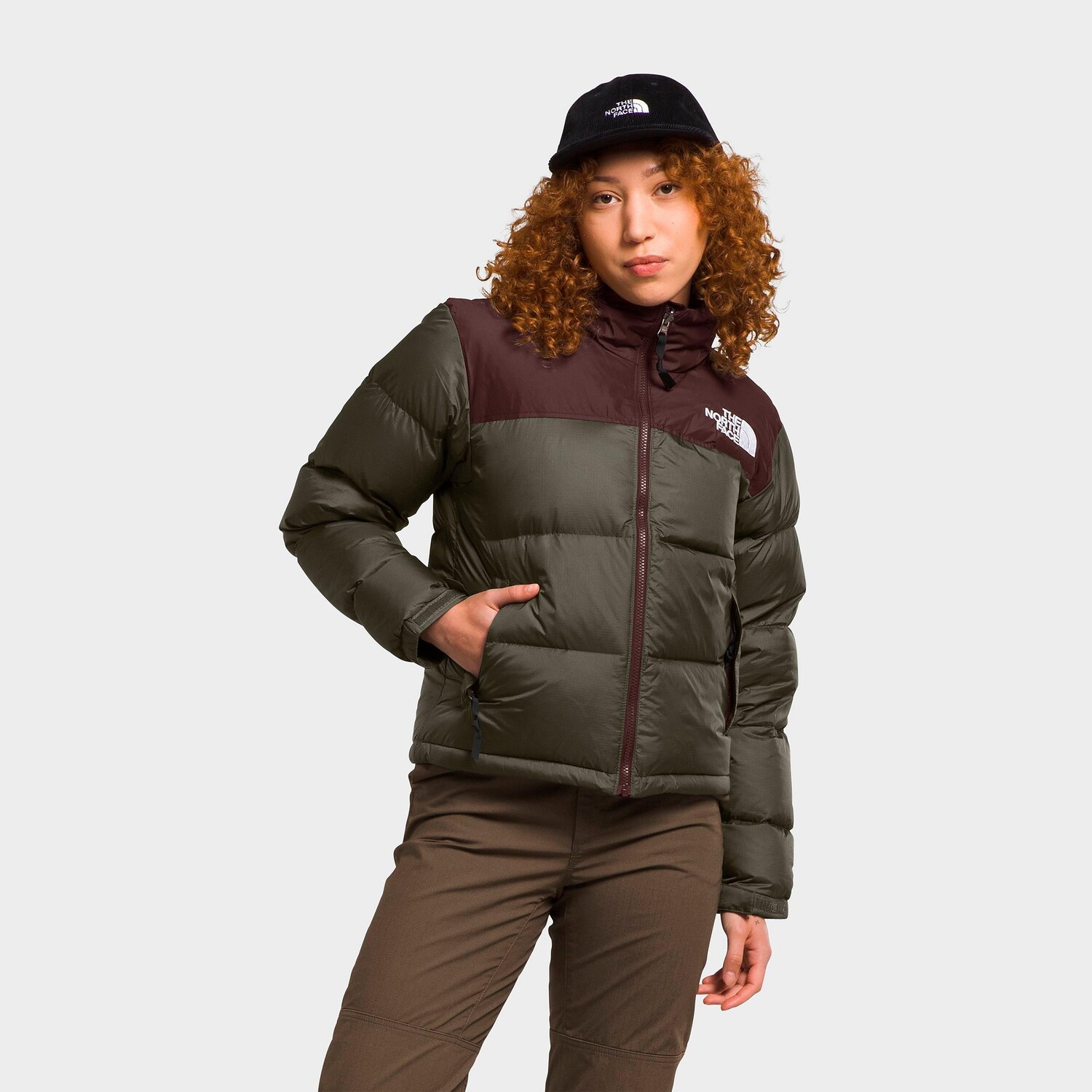 

Женская куртка Nuptse в стиле ретро 1996 года The North Face, зеленый