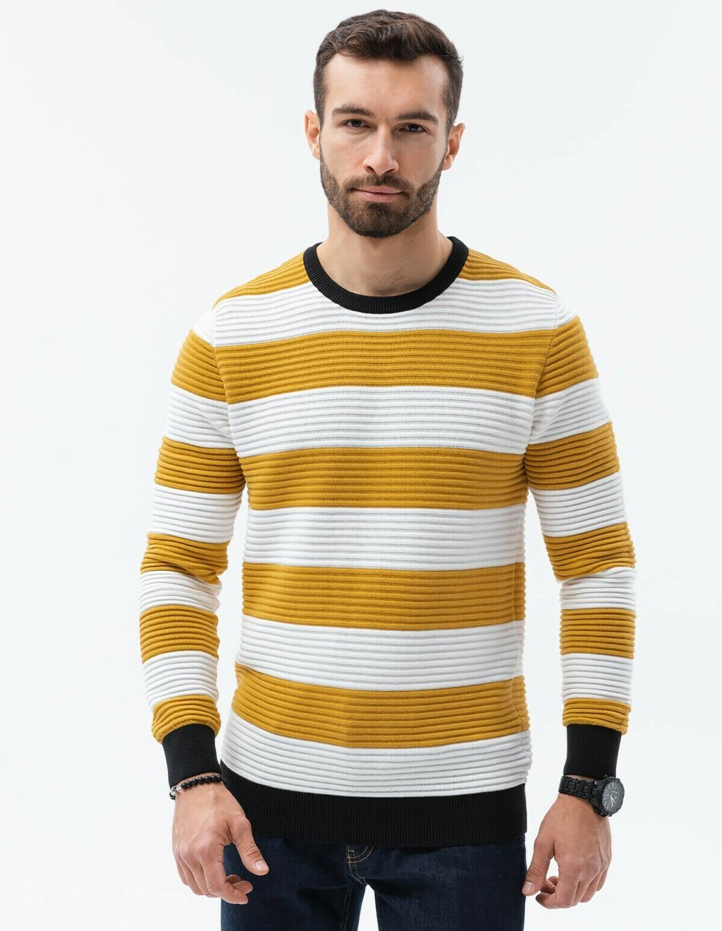 цена Вязаный свитер Ombre, желтый