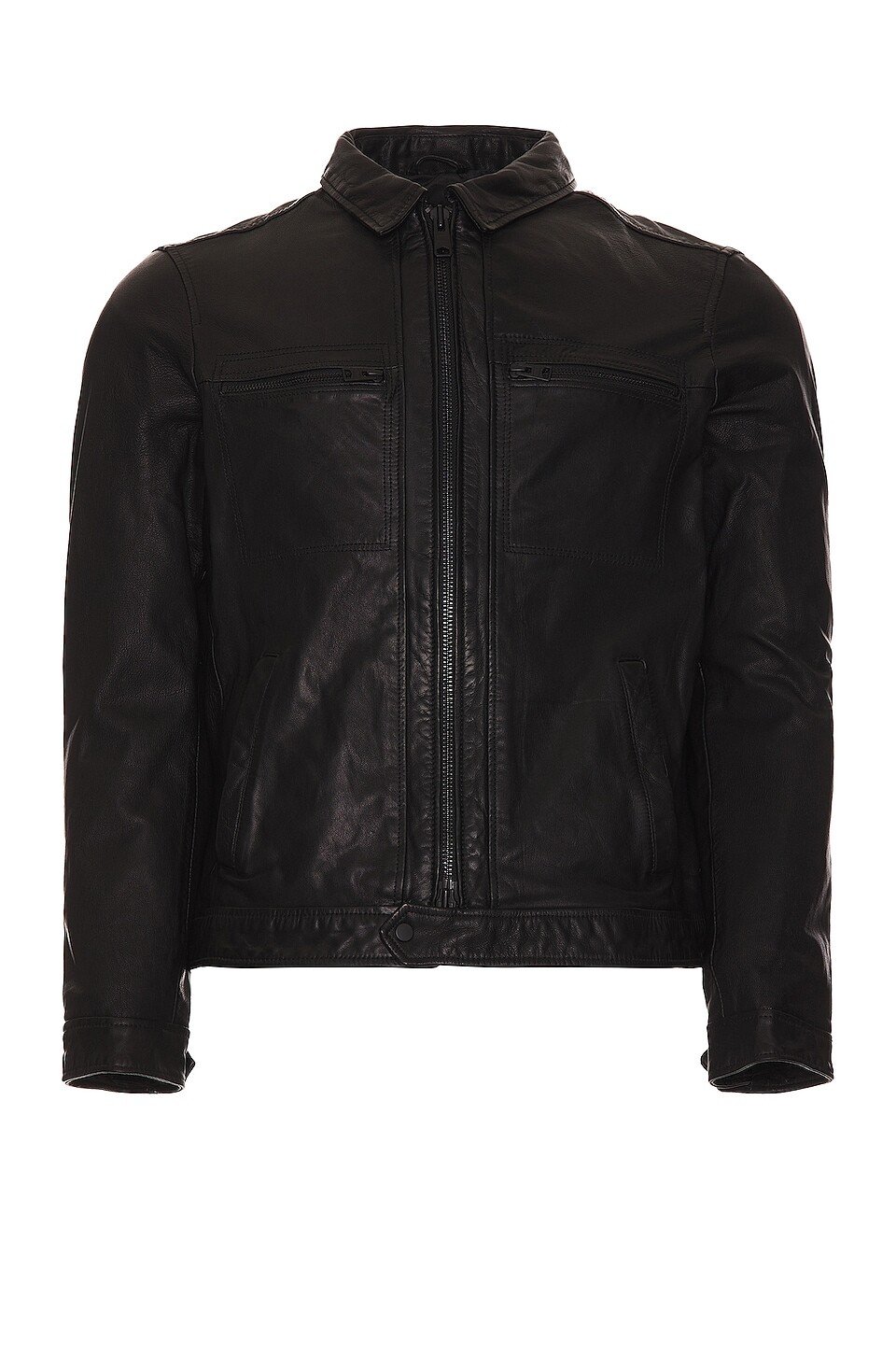 

Куртка ALLSAINTS Lark Leather, черный