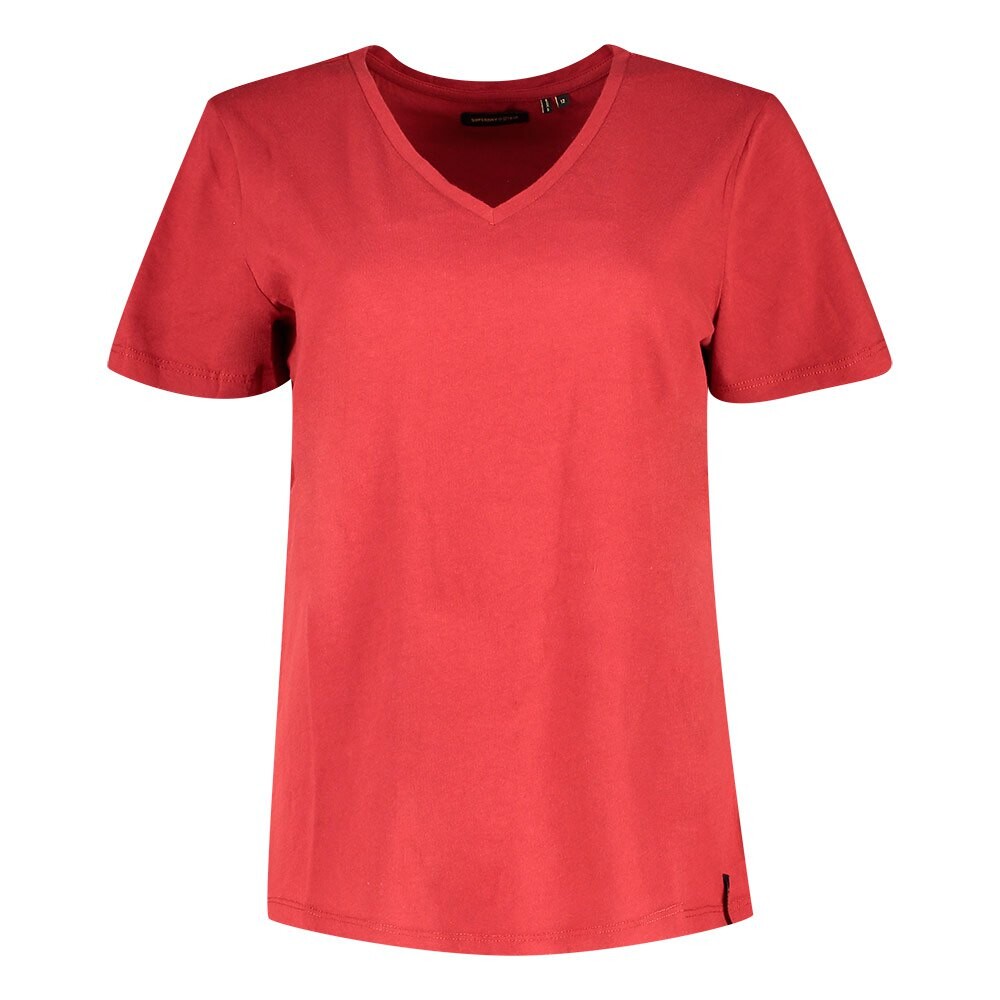 

Футболка Superdry Lightweight Essential Vee, красный
