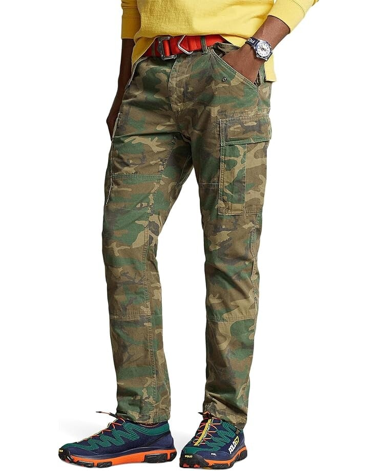 

Брюки Polo Ralph Lauren Slim Fit Camo Canvas Cargo, цвет Iconic Camo