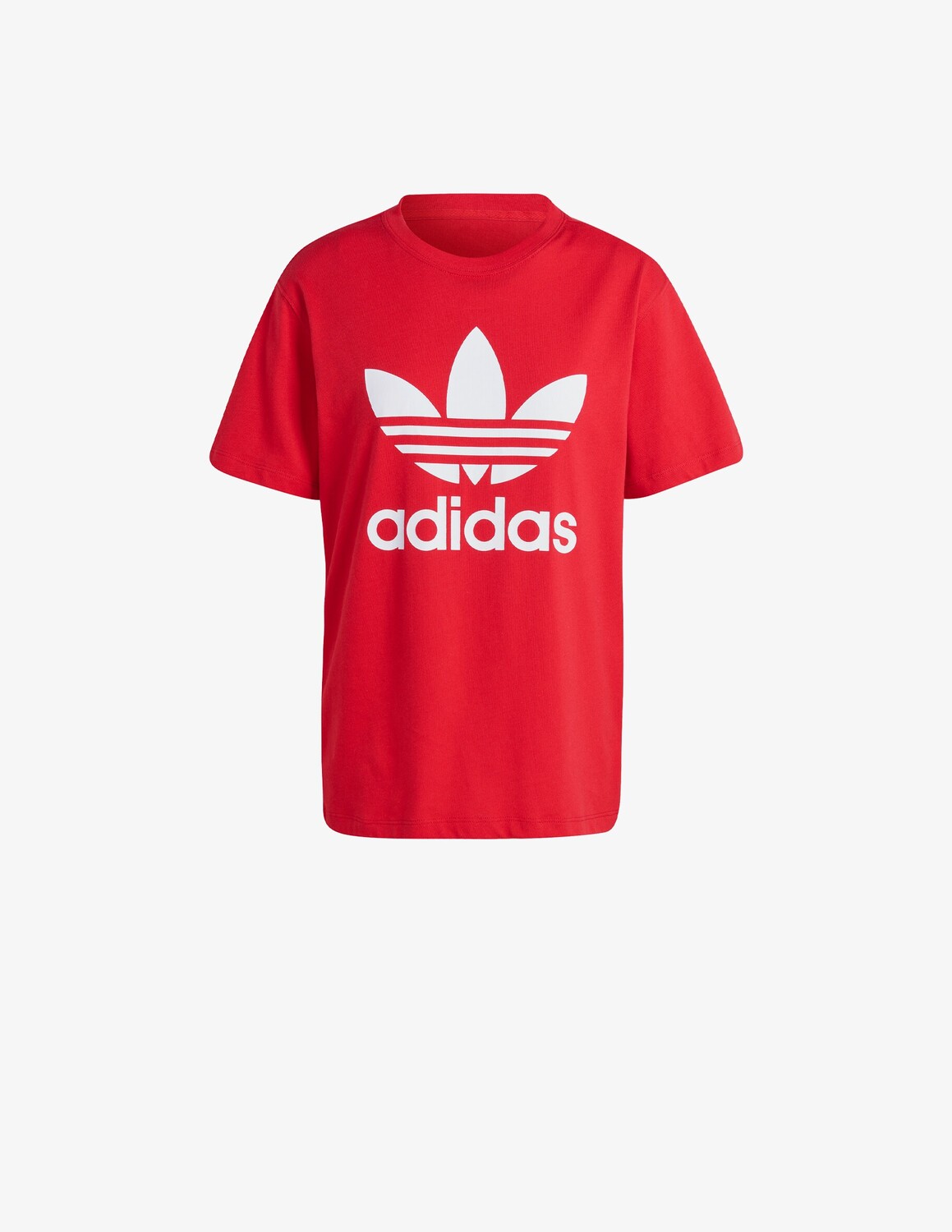 

Футболка с изображением трилистника Adidas Originals, красный