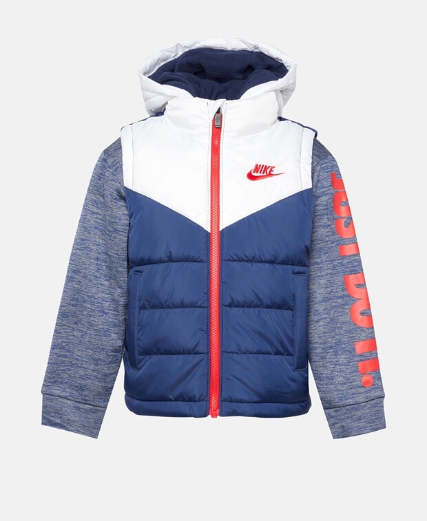 

Стеганая куртка Nike, темно-синий