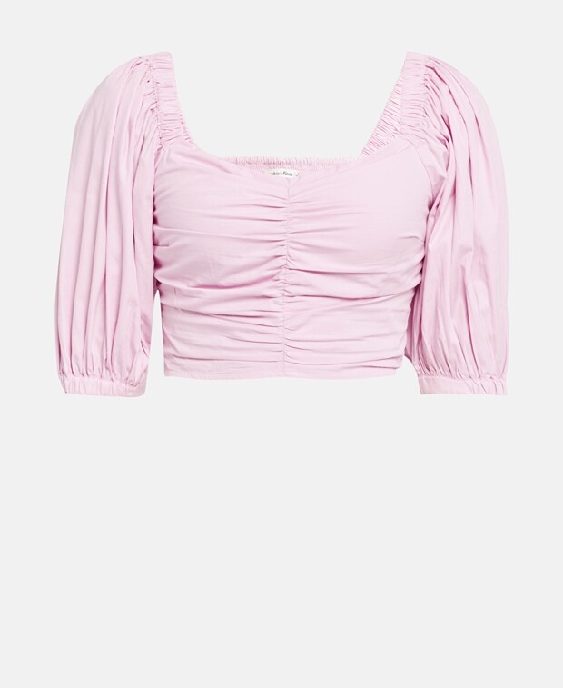 

Рубашка блузка Abercrombie & Fitch, светло-розовый