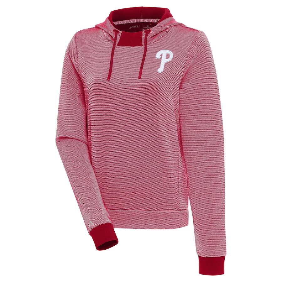 

Пуловер с капюшоном Antigua Philadelphia Phillies, красный