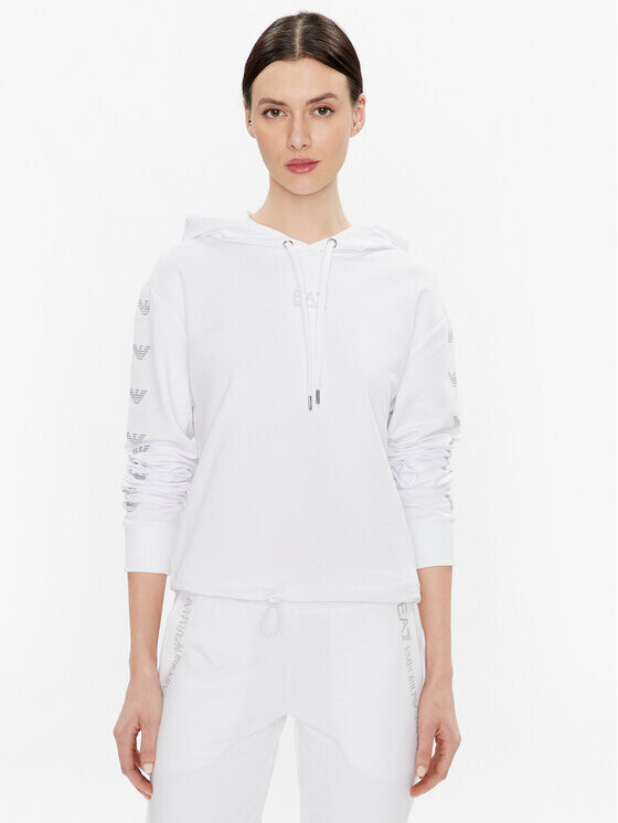 

Толстовка обычного кроя Ea7 Emporio Armani, белый