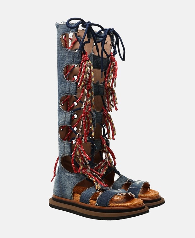 

Римские сандалии Hogan, синий
