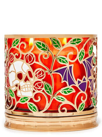 

Подсвечник Enchanted Skull and Roses, Bath and Body Works