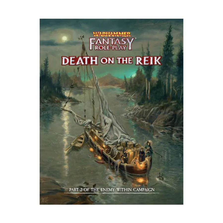 

Enemy Within Vol. 2 - Death on The Reik, Warhammer Fantasy RPG 4th Edition (Cubicle Seven), твердый переплет