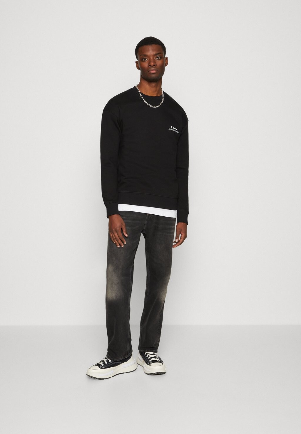 

Толстовка JORKEITHHARING CREW NECK UNISEX Jack & Jones, черный